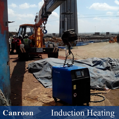 Efficiency Copper Brass Steel Induction Heater IGBT Motor Continuous Heating